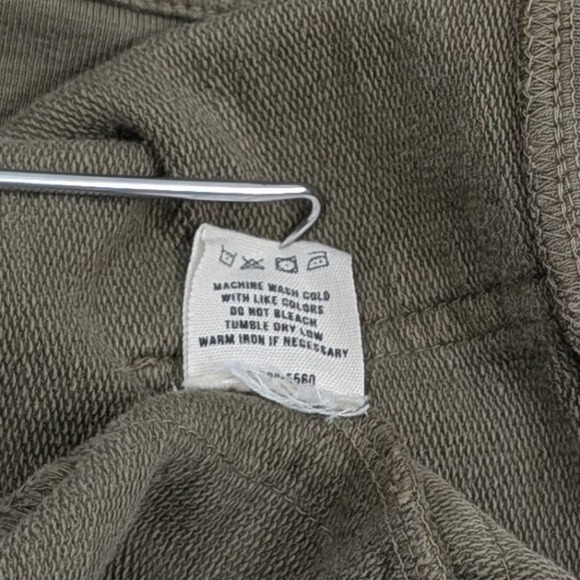 Buck Mason Brushed Loopback Hoodie Mens Large Olive Green Casual Modern - Picture 8 of 9